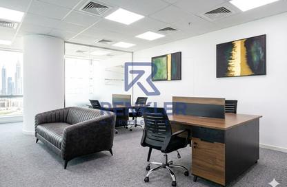 Office Space - Studio - 1 Bathroom for rent in The Prime Tower - Business Bay - Dubai