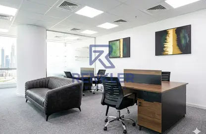 Office Space - Studio - 1 Bathroom for rent in The Prime Tower - Business Bay - Dubai