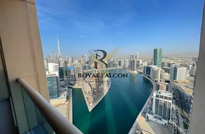 شقة - 2 غرف نوم - 2 حمامات للايجار في برج تشرشل السكني - أبراج تشرشل - الخليج التجاري - دبي