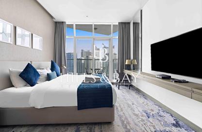 Apartment - Studio - 1 Bathroom for rent in Damac Maison Prive B - Damac Maison Prive - Business Bay - Dubai