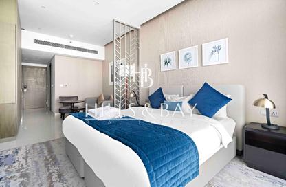 Apartment - Studio - 1 Bathroom for rent in Damac Maison Prive B - Damac Maison Prive - Business Bay - Dubai