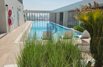 Apartment - 2 - 2 for rent in Binghatti Pinnacle - Dubai Healthcare City 2 - Al Jaddaf - Dubai