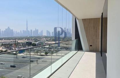 Apartment - 2 - 2 for rent in Binghatti Pinnacle - Dubai Healthcare City 2 - Al Jaddaf - Dubai