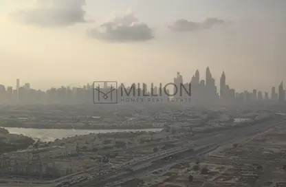 شقة - غرفة نوم - 2 حمامات للايجار في مرتفعات بن غاطي - الضاحية 10 - قرية جميرا الدائرية - دبي