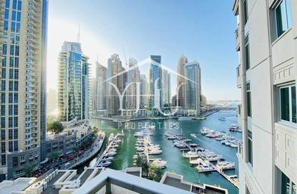 Apartment - 2 Bedrooms - 3 Bathrooms for rent in Al Yass Tower - Dubai Marina Towers - Dubai Marina - Dubai