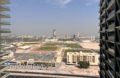 Apartment - 1 - 2 for sale in Binghatti Ghost - Dubai Healthcare City 2 - Al Jaddaf - Dubai