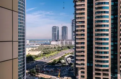 شقة - غرفة نوم - 2 حمامات للايجار في برج سولافا - دبي مارينا - دبي