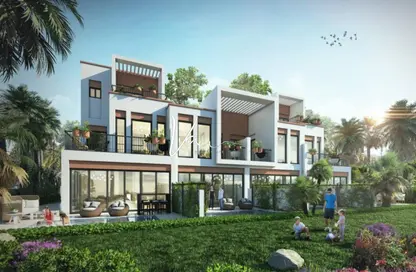 Townhouse - 3 Bedrooms - 4 Bathrooms for sale in Costa Brava at DAMAC Lagoons - Damac Lagoons - Dubai