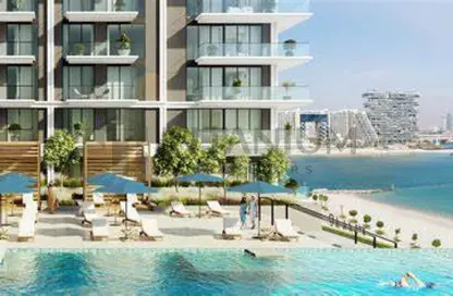 شقة - غرفة نوم - 1 حمام للبيع في برج Seapoint 1 - سي بوينت - إعمار بيتشفرونت - دبي هاربور - دبي