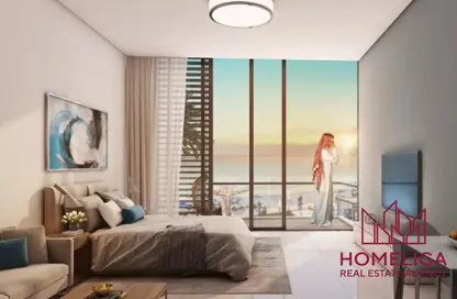 شقة - غرفة نوم - 2 حمامات للبيع في اللآلئ الزرقاء - مدينة أجمل مكان - مدينة الواجهة المائية لإمارة الشارقة - الشارقة