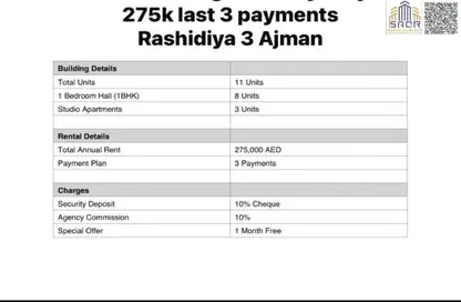 عمارة بالكامل - 8 غرف نوم - 8 حمامات للايجار في الراشدية 3 - الراشدية - عجمان
