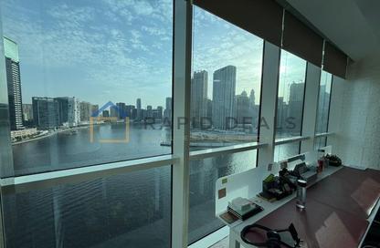 Office Space - Studio - 1 Bathroom for rent in Lake Central - Business Bay - Dubai