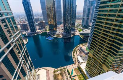 Apartment - 2 Bedrooms - 1 Bathroom for rent in Global Lake View - JLT Cluster E - Jumeirah Lake Towers - Dubai