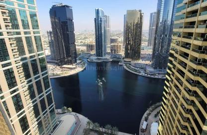 Apartment - 2 Bedrooms - 1 Bathroom for rent in Global Lake View - JLT Cluster E - Jumeirah Lake Towers - Dubai