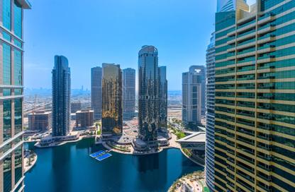 Apartment - 2 Bedrooms - 1 Bathroom for rent in Global Lake View - JLT Cluster E - Jumeirah Lake Towers - Dubai