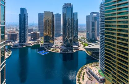 Apartment - 2 Bedrooms - 1 Bathroom for rent in Global Lake View - JLT Cluster E - Jumeirah Lake Towers - Dubai