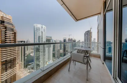 شقة - غرفة نوم - 2 حمامات للايجار في برج بوتانيكا - دبي مارينا - دبي