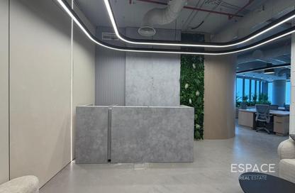 Office Space - Studio - 1 Bathroom for rent in I Rise Tower - Barsha Heights (Tecom) - Dubai