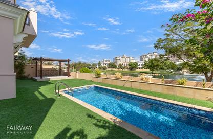 Villa - 4 - 5 for rent in Orange Lake - Jumeirah Golf Estates - Dubai
