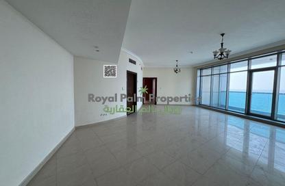 Apartment - 2 - 3 for rent in Corniche Tower - Ajman Corniche Road - Ajman