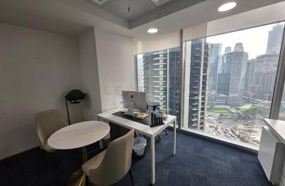 Business Centre - Studio - 2 Bathrooms for rent in The Binary Tower - Business Bay - Dubai
