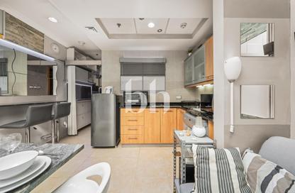 Apartment - Studio - 1 Bathroom for rent in Zumurud Tower - Dubai Marina - Dubai