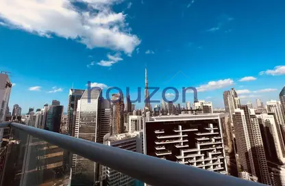 Apartment - Studio - 1 Bathroom for rent in Damac Maison Prive B - Damac Maison Prive - Business Bay - Dubai