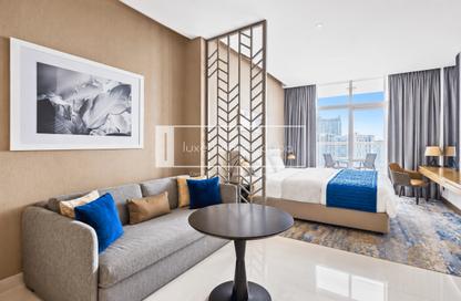 Apartment - Studio - 1 Bathroom for rent in Damac Maison Prive A - Damac Maison Prive - Business Bay - Dubai