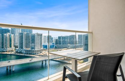 Apartment - Studio - 1 Bathroom for rent in Damac Maison Prive A - Damac Maison Prive - Business Bay - Dubai