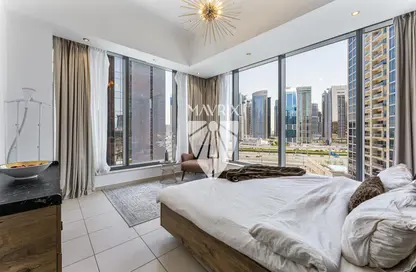 Apartment - 1 Bedroom - 2 Bathrooms for rent in Silverene Tower B - Silverene - Dubai Marina - Dubai
