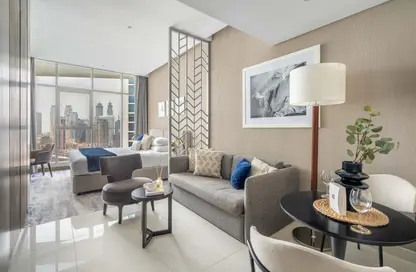 Apartment - Studio - 1 Bathroom for rent in Damac Maison Prive B - Damac Maison Prive - Business Bay - Dubai