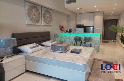 Apartment - Studio - 1 for rent in Blue Waves Tower - Dubai Land Residence Complex - Dubai