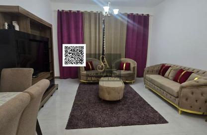 Apartment - 1 Bedroom - 2 Bathrooms for rent in Corniche Tower - Ajman Corniche Road - Ajman