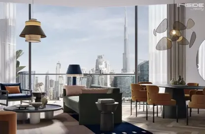 شقة - غرفة نوم - 1 حمام للبيع في بنينسولا ثري - بنينسولا - الخليج التجاري - دبي