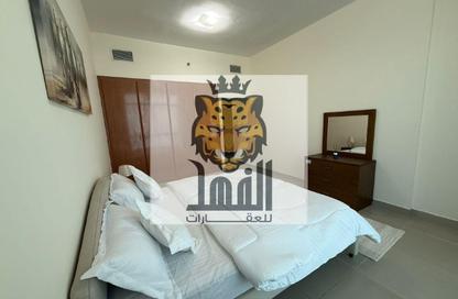Apartment - 1 Bedroom - 2 Bathrooms for rent in Ajman Corniche Residences - Ajman Corniche Road - Ajman