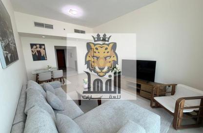 Apartment - 1 Bedroom - 2 Bathrooms for rent in Ajman Corniche Residences - Ajman Corniche Road - Ajman