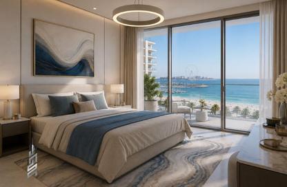 شقة - 2 غرف نوم - 2 حمامات للبيع في برج Seapoint 1 - سي بوينت - إعمار بيتشفرونت - دبي هاربور - دبي