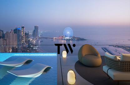 Apartment - 4 - 4 for sale in W Residences Dubai Harbour Tower 2 - W Residences Dubai Harbour - Dubai Harbour - Dubai