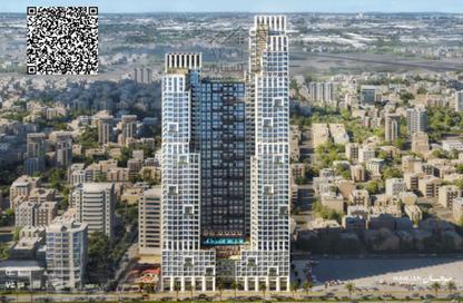 شقة - غرفة نوم - 2 حمامات للبيع في برج موجان - طريق كورنيش عجمان - عجمان