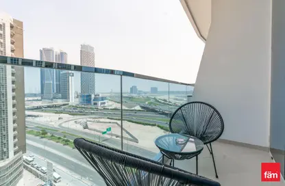 Apartment - Studio - 1 Bathroom for rent in Waves Tower - Business Bay - Dubai