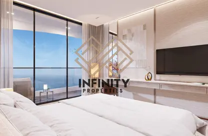 Apartment - 1 Bedroom - 2 Bathrooms for sale in Ajman Corniche Residences - Ajman Corniche Road - Ajman