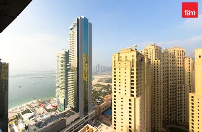 Apartment - 2 - 5 for rent in Al Fattan Marine Tower - Al Fattan Marine Towers - Jumeirah Beach Residence - Dubai