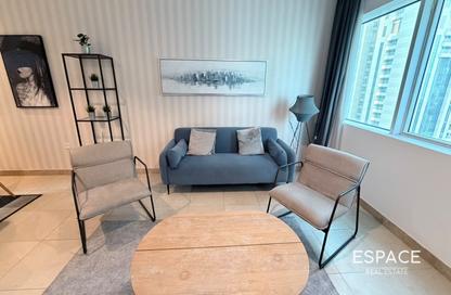 Apartment - 1 Bedroom - 2 Bathrooms for rent in MAG 218 - Dubai Marina - Dubai