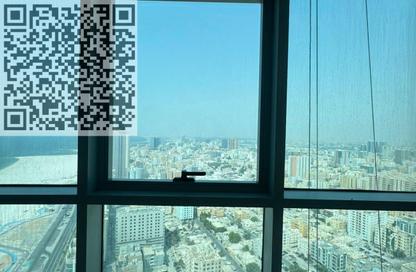 Apartment - 2 Bedrooms - 2 Bathrooms for rent in Corniche Tower - Ajman Corniche Road - Ajman