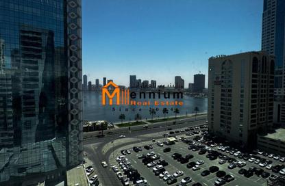 Office Space - Studio - 1 Bathroom for rent in Al Hilal Tower - Al Khan Lagoon - Al Khan - Sharjah