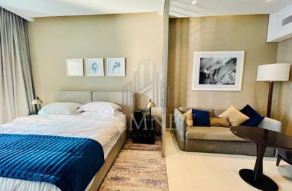 Apartment - Studio - 1 Bathroom for rent in Damac Maison Prive B - Damac Maison Prive - Business Bay - Dubai