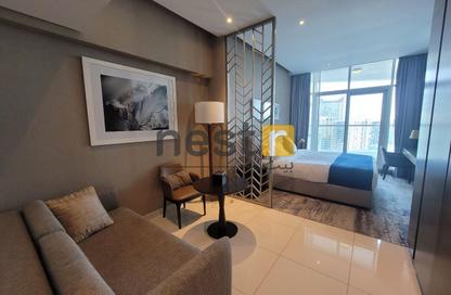 Apartment - Studio - 1 for rent in Damac Maison Prive A - Damac Maison Prive - Business Bay - Dubai