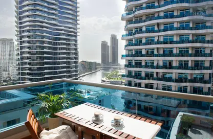 Apartment - 1 Bedroom - 2 Bathrooms for rent in Zumurud Tower - Dubai Marina - Dubai