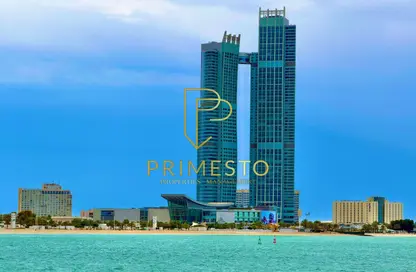 دوبلكس - 2 غرف نوم - 3 حمامات للايجار في أبراج نيشن تاورز - شارع الكورنيش - أبوظبي