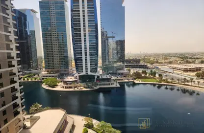 شقة - غرفة نوم - 2 حمامات للايجار في برج Green Lakess 1 - ابراج جرين ليك - (JLT) مجمع S - أبراج بحيرات الجميرا - دبي